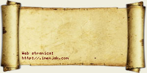 Isidora Radić vizit kartica